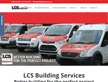 Tablet Screenshot of lcsbuildingservices.com